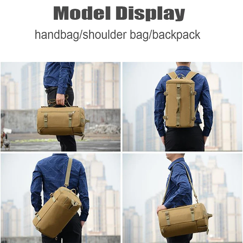 

20L Military Tactical Backpack Hiking Camping Travel Bags Mountaineering Cylinder Bag Men's Outdoor Sport Backpack Shoulder Bag