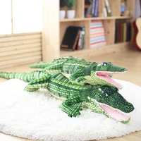 100165cm stuffed imulation crocodile dolls animal real life alligator plush toy skawaii ceative pillow for children xmas gifts