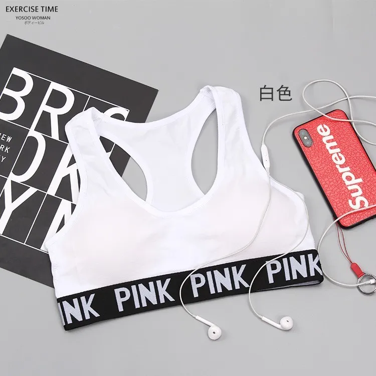 white Bra Новинка, Женский комплект для занятий йогой, женская одежда для занятий спортом для спортивного зала, спортивный комплект для бега, женская одежда для фитнеса, Conjunto Sport Mujer - Цвет: white Bra