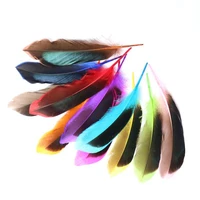 20 pcs natural high quality wild duck feathers 4 6 inches 10 15cm long diy pheasant feather jewelry decorative accessories