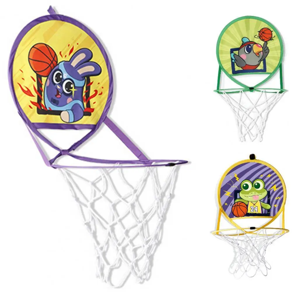 

2 шт./компл. детская баскетбольная игрушка милые съемные складные детские баскетбольные подвесная доска мяч спорт игра для дома