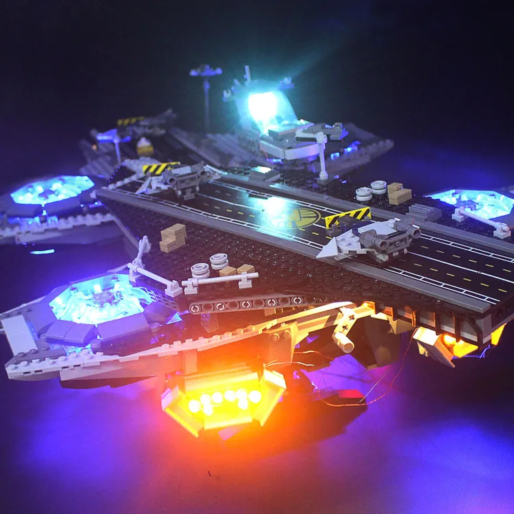 Щит Helicarrier супер Сделай Сам светодиодный светильник набор для совместимости с