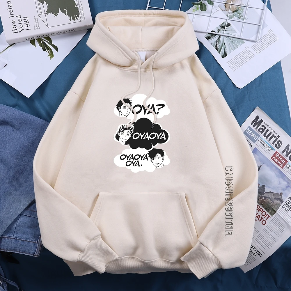 

Haikyuu Oya Oya Kawaii Comic Woman Hoody Hip Hop Comfortable Hoodie Harajuku Hooded 2021 New Female Streetwear