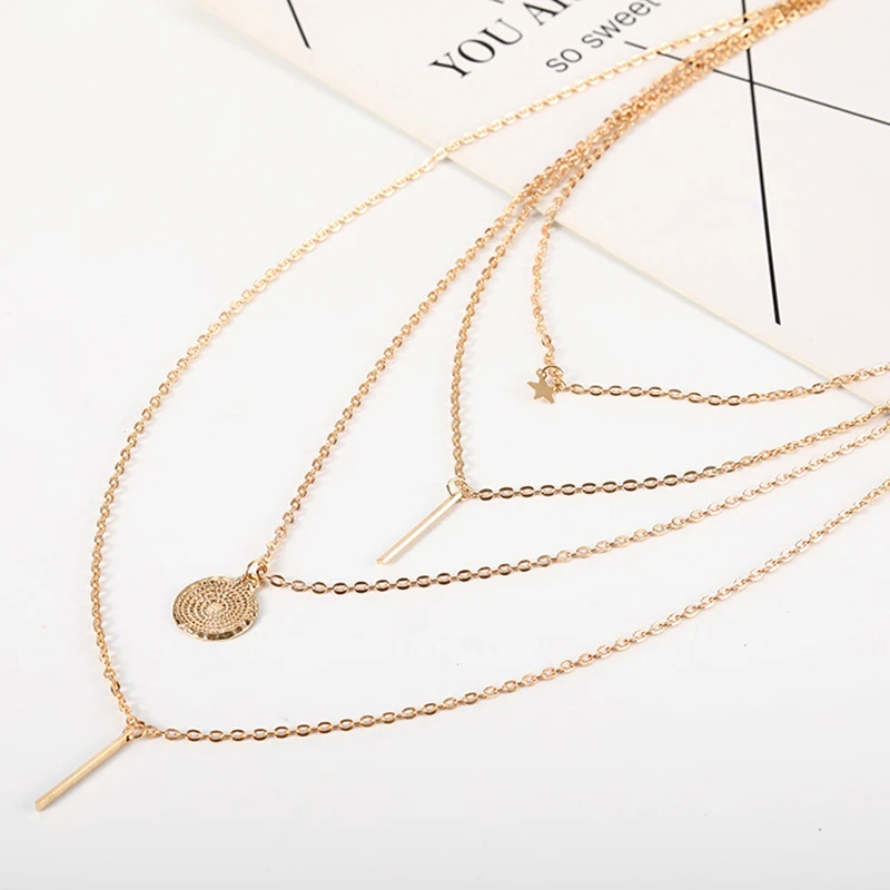 Женские богемные нержавеющие ожерелья из сплава изысканные оригинальные