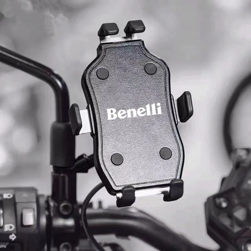 

For Benelli 502c TRK 502 502X TNT 125 300 Leoncino 500 Motorcycle Mobile Phone Holder GPS stand Mirror seat handlebar Has USP