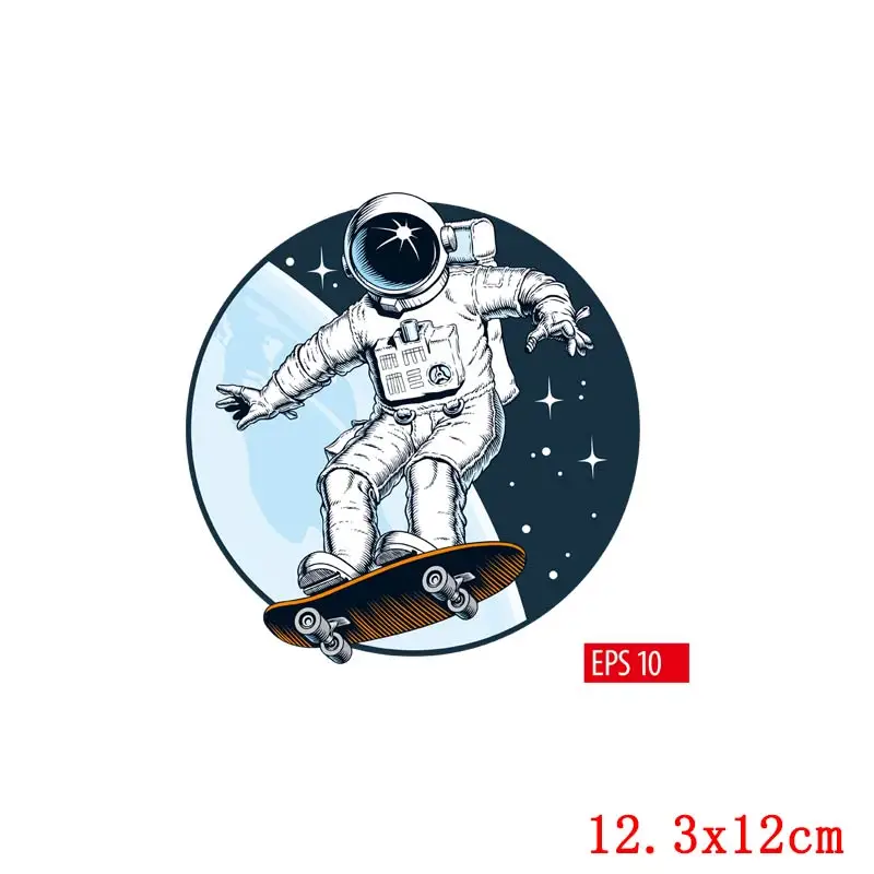 Diy Astronaut Dream Thermal Stickers On The Clothes Application Of a Heat-Sensitive Patch Iron Transfers For Stripes | Дом и сад