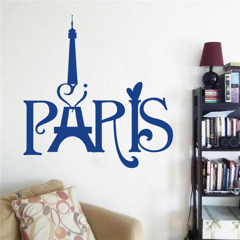 Настенные Стикеры с изображением Парижской башни украшение для гостиной спальни