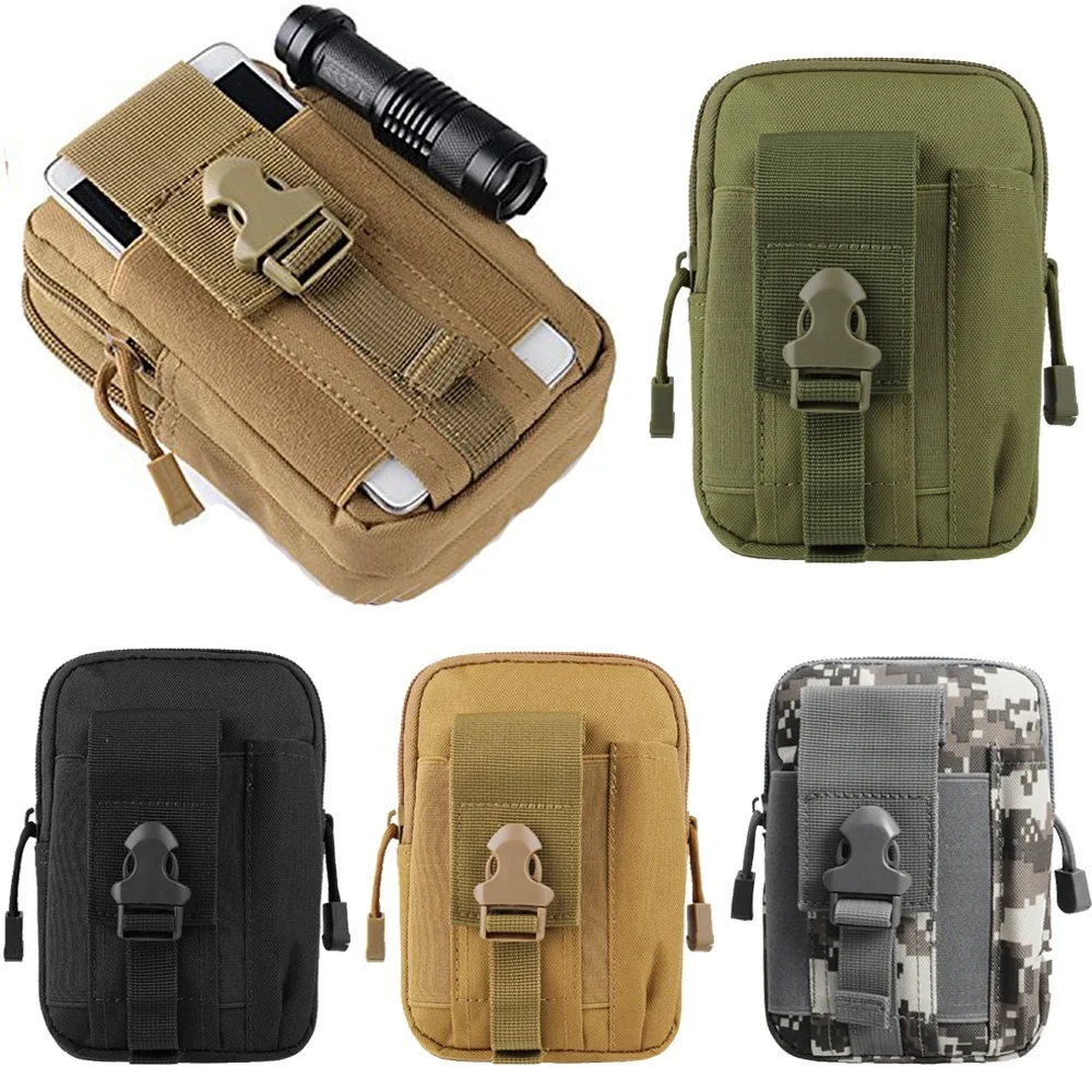 

New Tactical Molle Waist Bags Men's Outdoor Sport Casual Waist Pack Purse Mobile Phone Case for Phone
