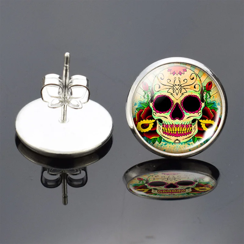 Модные женские ювелирные изделия мексиканское народное искусство сахарные