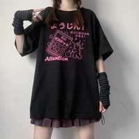 100 cotton short sleeved t shirt female students summer new style korean loose t shirt ins harajuku style half sleeved top tide