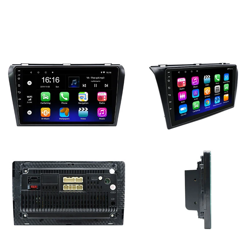 2Din Android 10 1 Автомобильный мультимедийный радиоплеер для Mazda 3 2004-2012 Автомагнитола с