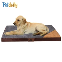 comfort plush pet dog bed mats non slip dog mattress with removable washable cover cozy dog bed for small medium large dogs