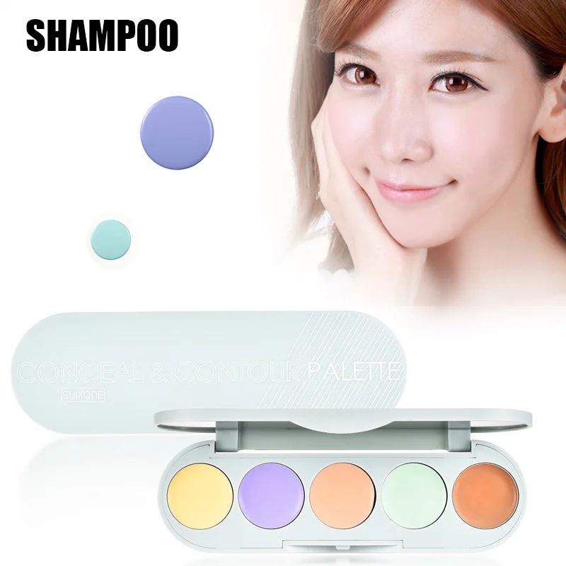 

Палетка консилеров, 5 цветов, восстанавливающий крем, основа для макияжа, косметика, стойкая, MH88