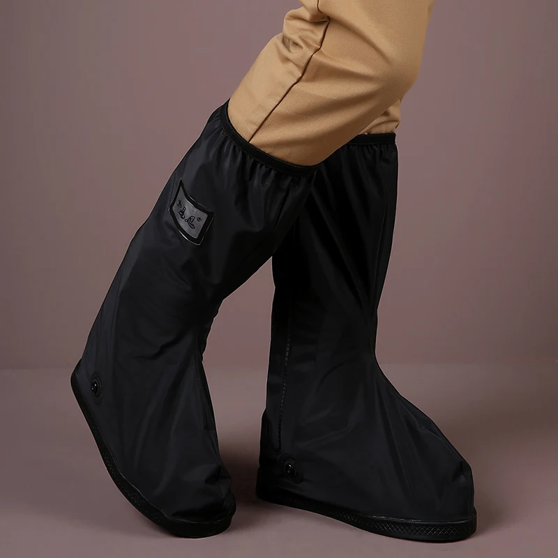 

Reusable Waterproof Rain Shoes Cover Bike Rain Boot Non-slip Shoes Cover With Reflectors Oil Dust Virus Cycling Covers