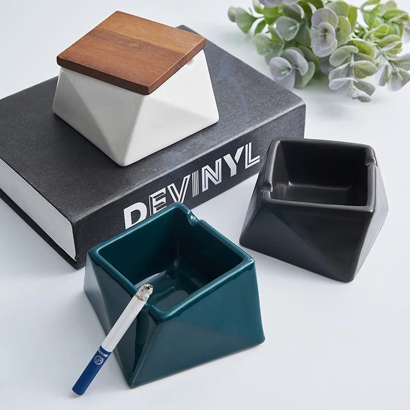 Креативная Личная пепельница керамическая с крышкой портативная креативная