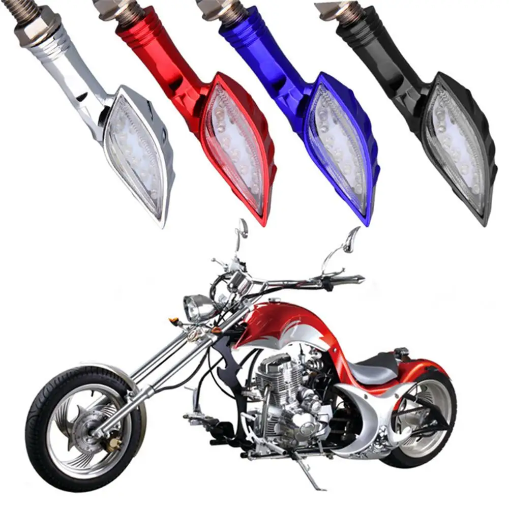 

2Pcs Universal Skull Hand Motorcycle 12 LED Turn Signal Indicator Light Lamp