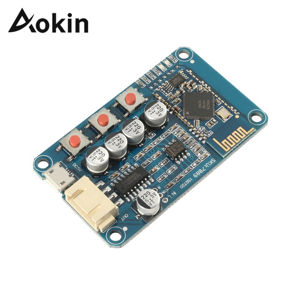 Модуль стереоусилителя aolin CSR8635 PAM8403 плата цифрового аудиоприемника HF11 с Bluetooth 4 0 5