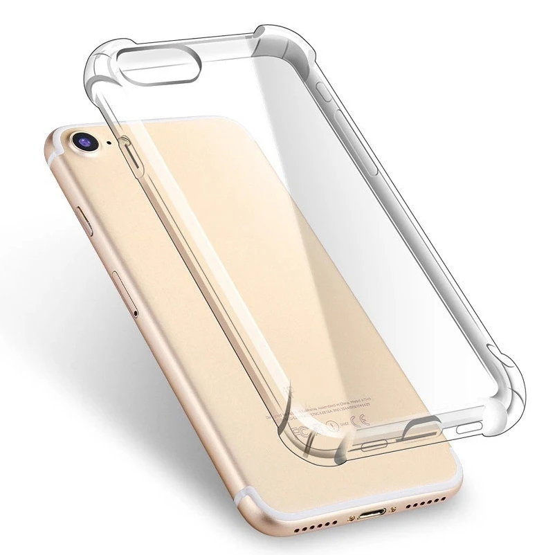 Чехол для iphone 5s se 6 6s 7 8 x xr xs 11 pro max plus подушка безопасности мобильный телефон с