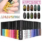 Набор лаков для стемпинга KADS, черно-белый лак для ногтей пластина для стемпинга для нейл-арта Золотой Серебряный ноготь