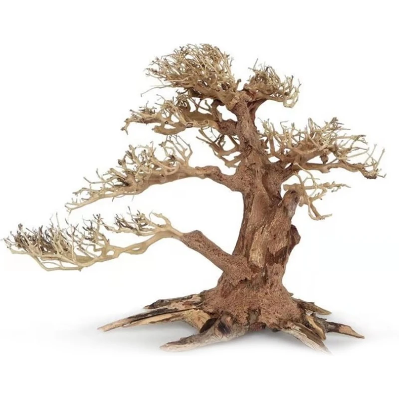 Украшение для аквариума из леса веточки аквариум бонсай мох ствол натурального