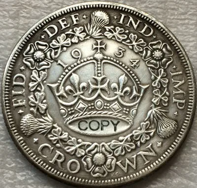 Копия UK COIN 1930-1934 с разными датами и 5 монетами | Дом сад