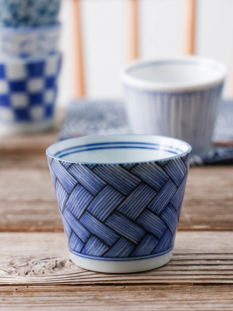 

1 PC Ceramic Drinking Kung Fu Tea Cup Retro Japanese Style Made in Japan