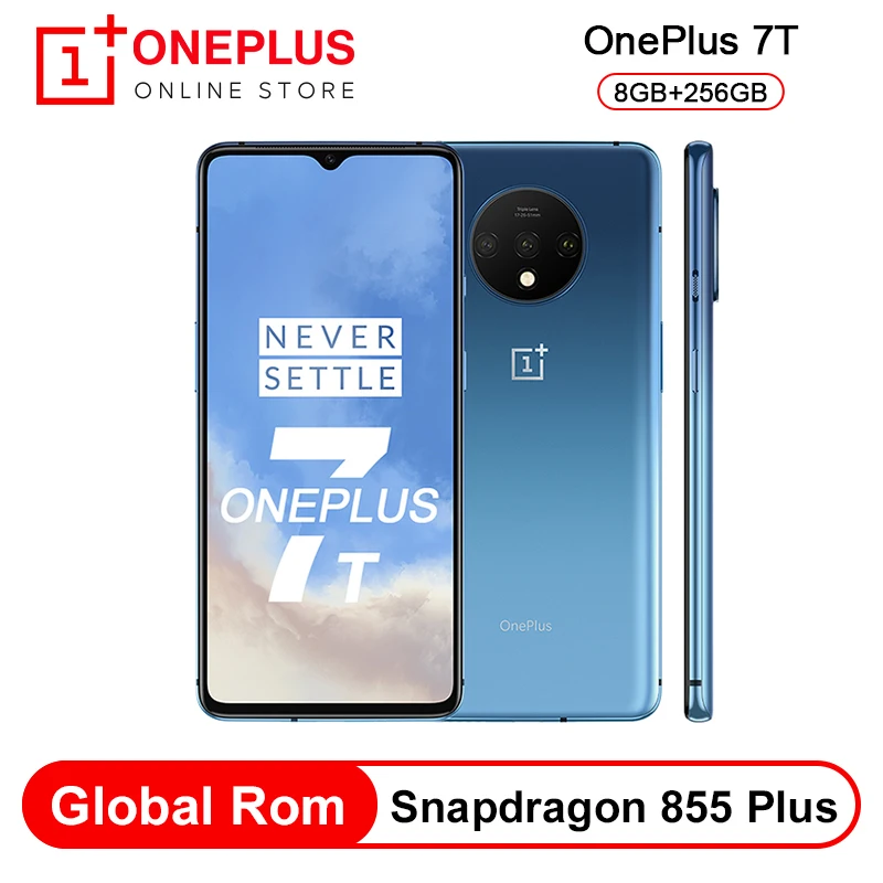 OnePlus 7T смартфон с восьмиядерным процессором Snapdragon 855 Plus ОЗУ 8 Гб ПЗУ 256 ГБ 6 55 '' 90