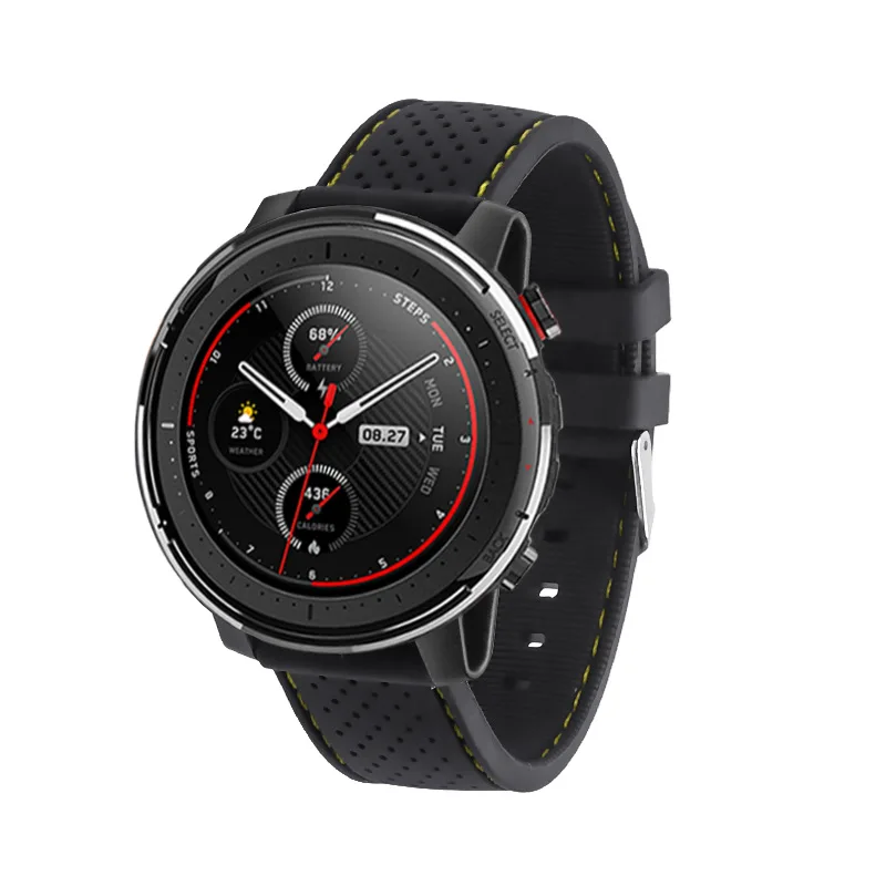 22 мм подходит для Huami amazfit gts ремешок Huawei часы gt силиконовый Сменный ремень Jiaming