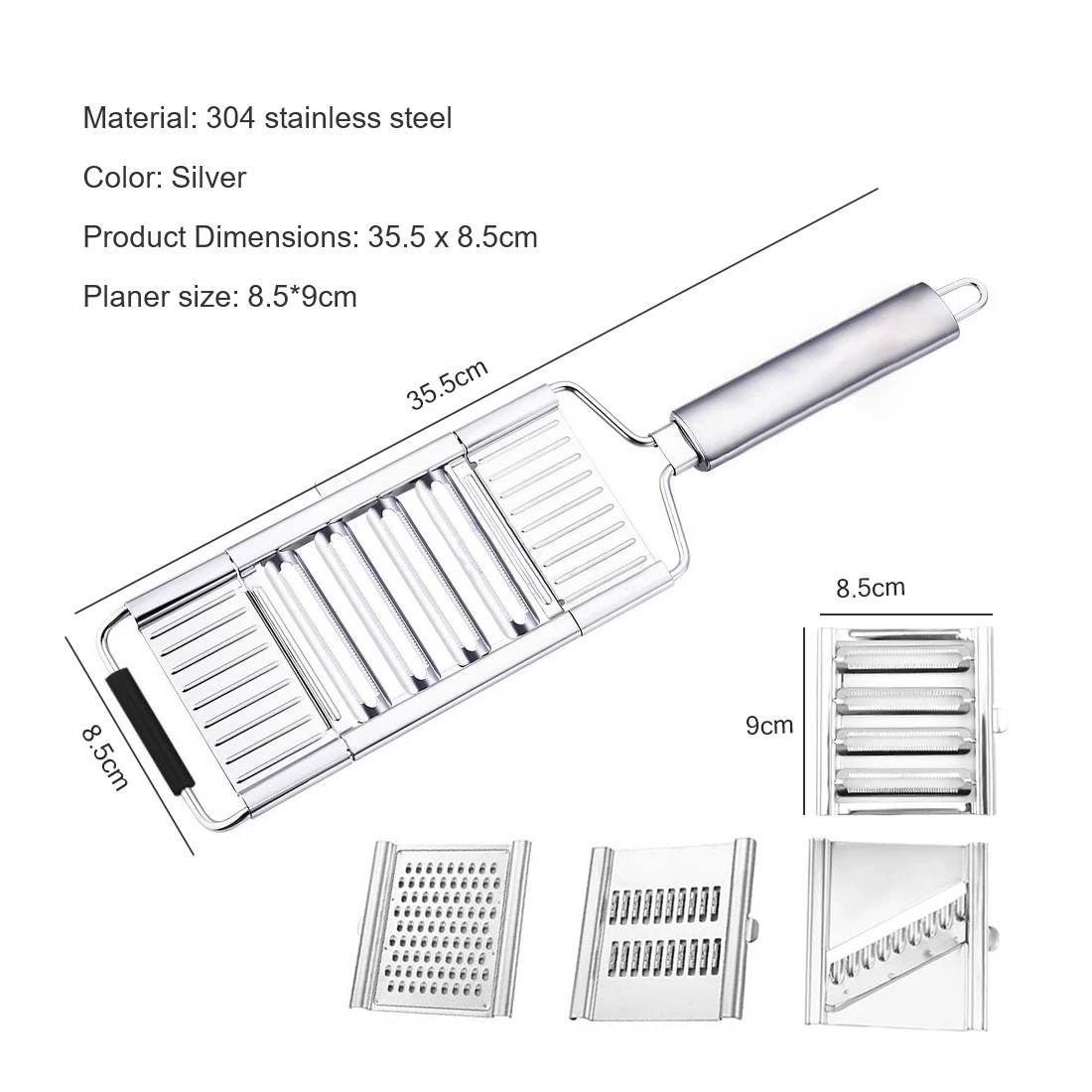 

New Multi-purpose Vegetable Slicer Stainless Steel Grater Cutter Shredders Fruit Potato Peeler Carrot Grater Kitchen Accessories