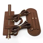 Набор наплечных сумок из искусственной кожи, Аксессуары для ручной работы, сумка на ремне через плечо, замок, рюкзак с молнией, нижняя сумочка сделай сам