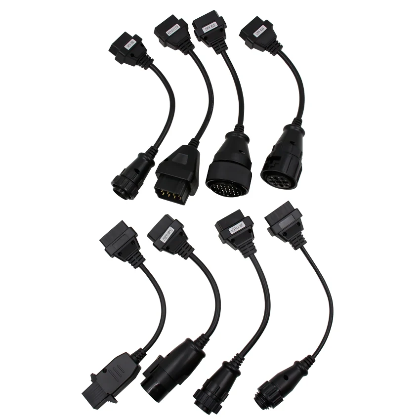 8PCS Trucks Cable TCS Pro. R3/. R1 V3.0 PCB NEC Реле 9241A Bluetooth Multidiag Pro OBDII Автомобильный грузовик диагностический инструмент OBD2 сканер,00 - Цвет: 8PCS Trucks Cable