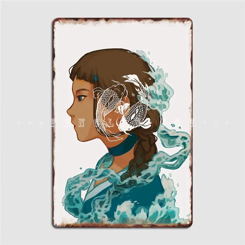 

Металлическая табличка Katara, дизайнерская настенная роспись, табличка, фотоплакат