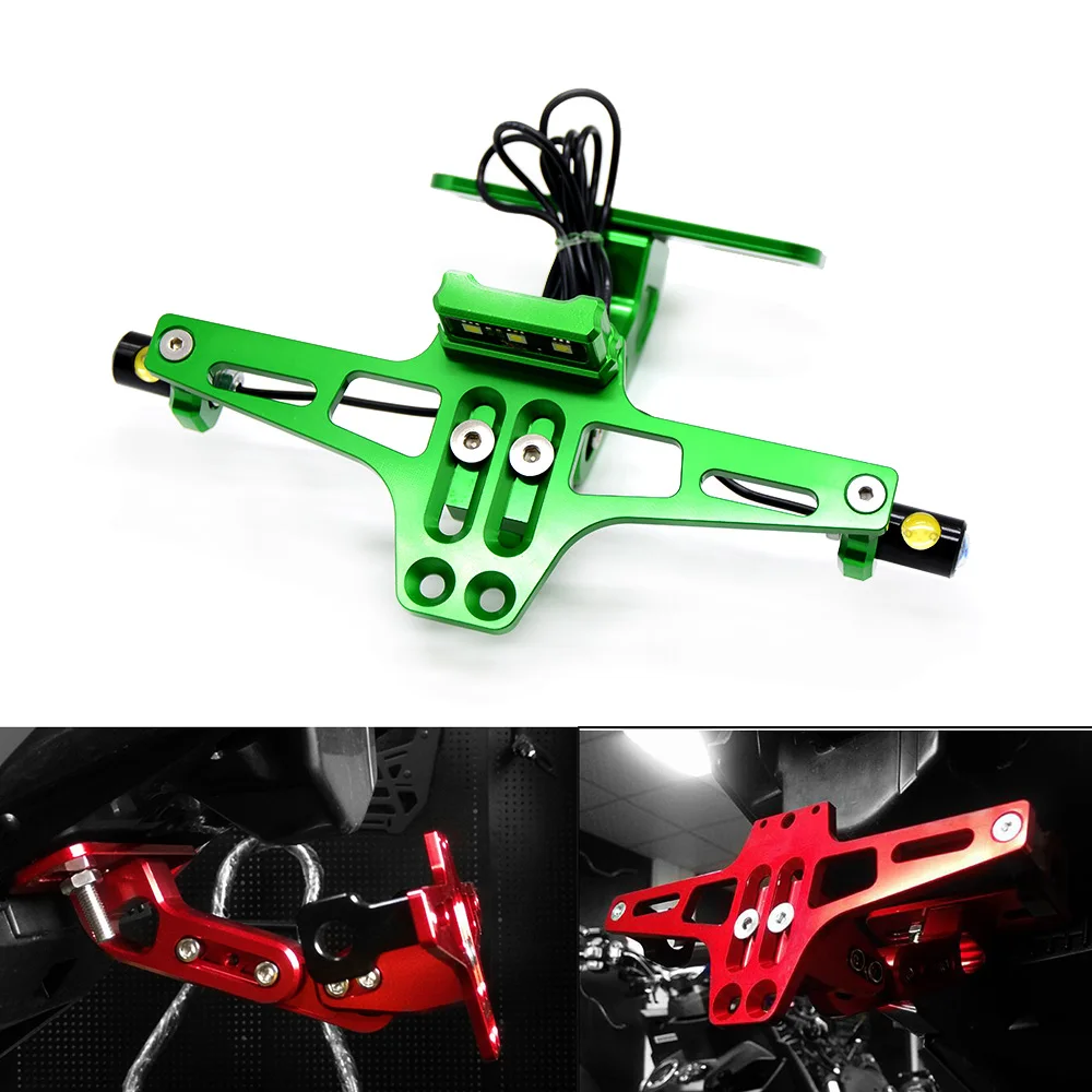 Для мотоцикла kawasaki Z800 Z1000 ZX10R ZX6R NINJA 300 2013 2014 2015 кронштейн для номерного знака