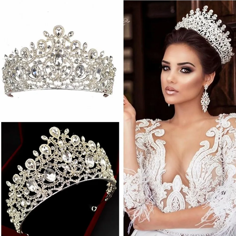 

Luxury Bridal Crowns Tiaras Headband for Wedding Jewelery birthday party headpieces hair Decors jewels accessories for brides