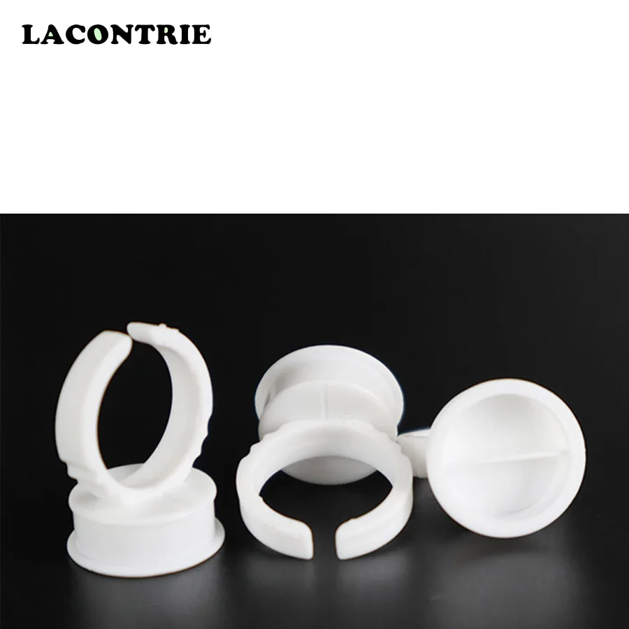 100 шт. держатель для наращивания клея одноразовый контейнер кольцо ресниц поддон