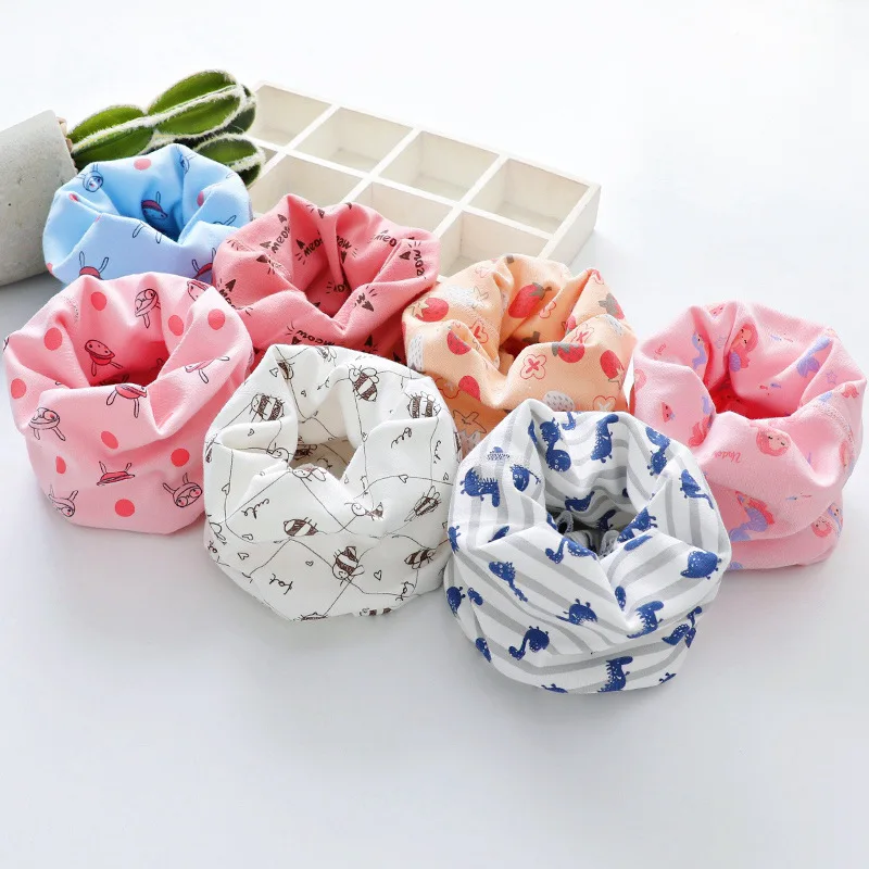 

Baby Kids Scarf Autumn Winter Boys Girls Collar Cotton O Ring Neck Scarves Boys Girls Children Snood Scarf Soft Warm Шарф Снуд