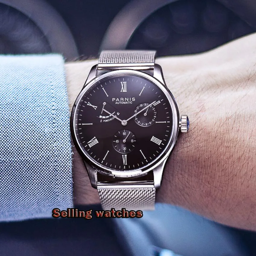 Часы мужские механические Автоматические 42 мм розовое золото|Мужские часы| |