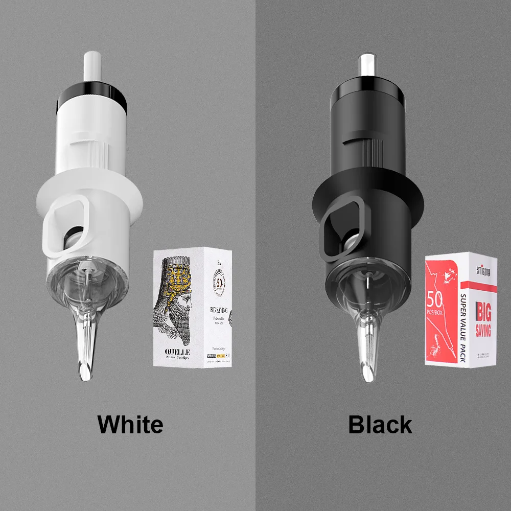 STIGMA 50pcs Tattoo Needles Round Shader Revolution Disposable Cartridge for Tattoos Pen Machines #10 (0.30mm) #12(0.35mm) | Красота и