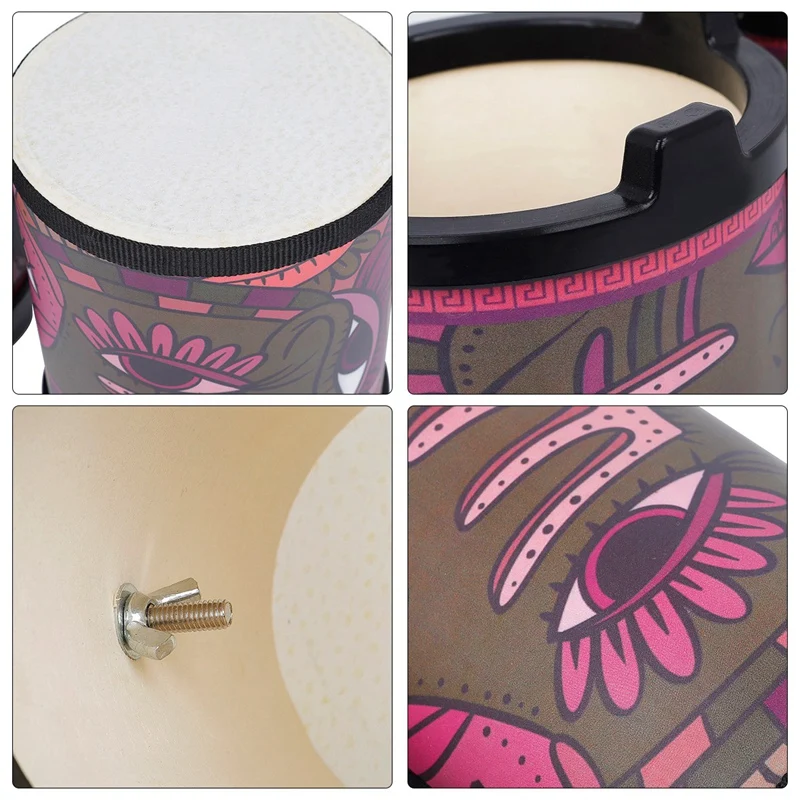 

1 Pcs Percussion Aluminum Piano Xylophone & 1 Pcs 2 in 1 Kids Percussion Bongo Drums Congo with Drumsticks