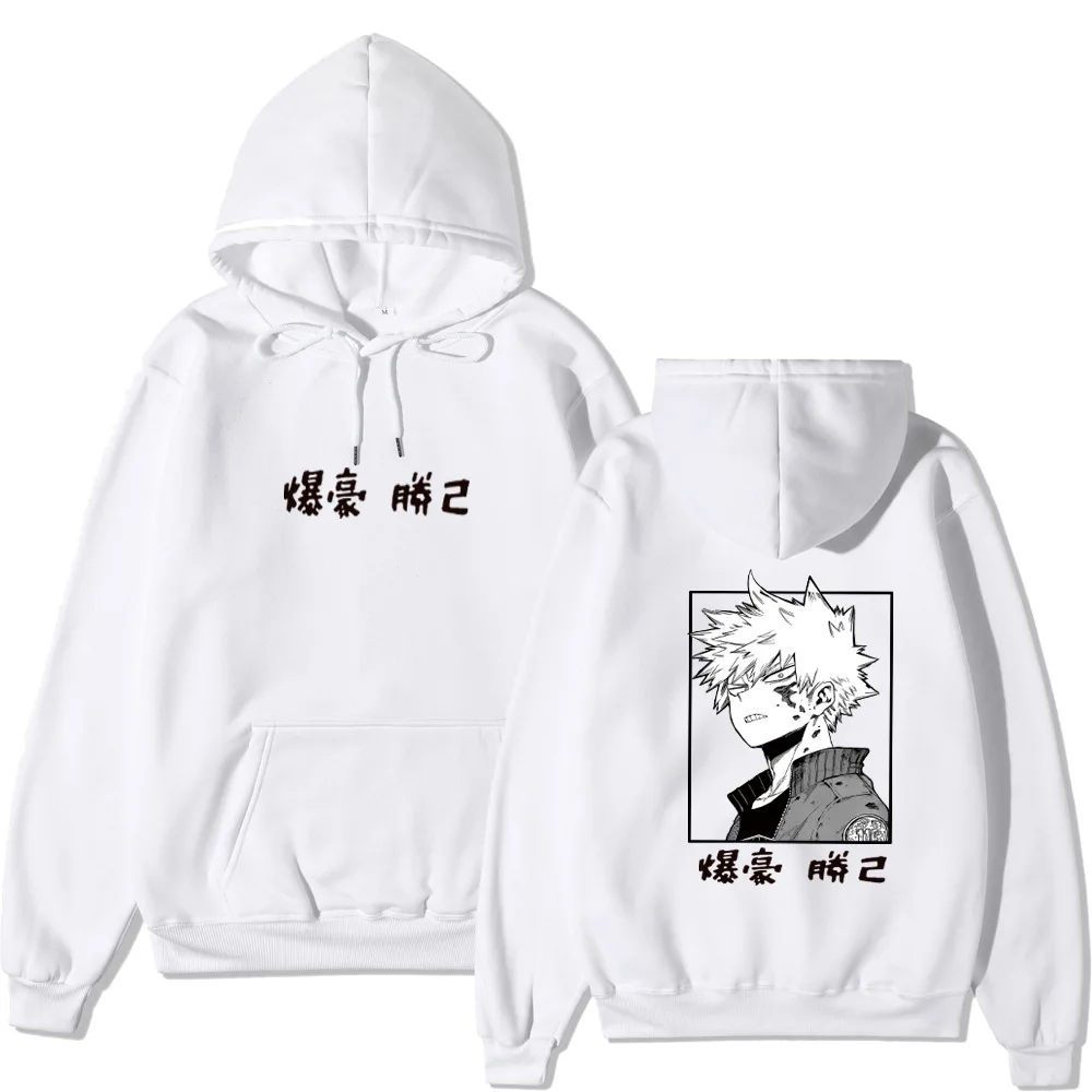 

MY HERO ACADEMIA Unisex Hoodies Japanese Anime Bakugou Katsuki Printed Men Women Hoodie Streetwear Casual Harajuku Sweatshirts