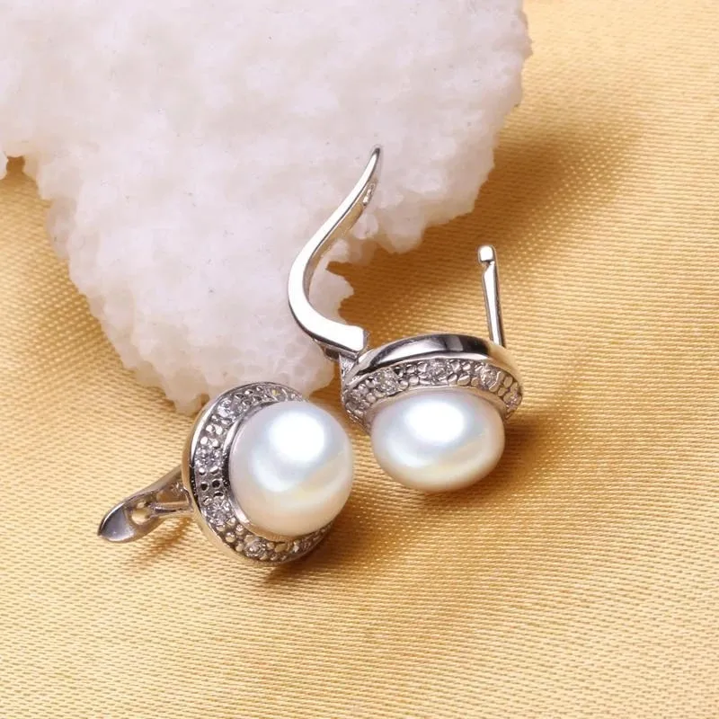 CAOSHI Aesthetic Imitation Pearl Stud Earrings Female Exquisite Design Bridal Wedding Accessories Trendy Jewelry Delicate Gift