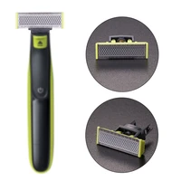 men manual beard shaver head replacement blade for philips oneblade razor men beard trimmer blades spare accessories