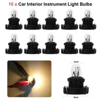 10pcslot car interior instrument light bulbs t3 led 12v light bulbs dashboard lamps car accessories for honda