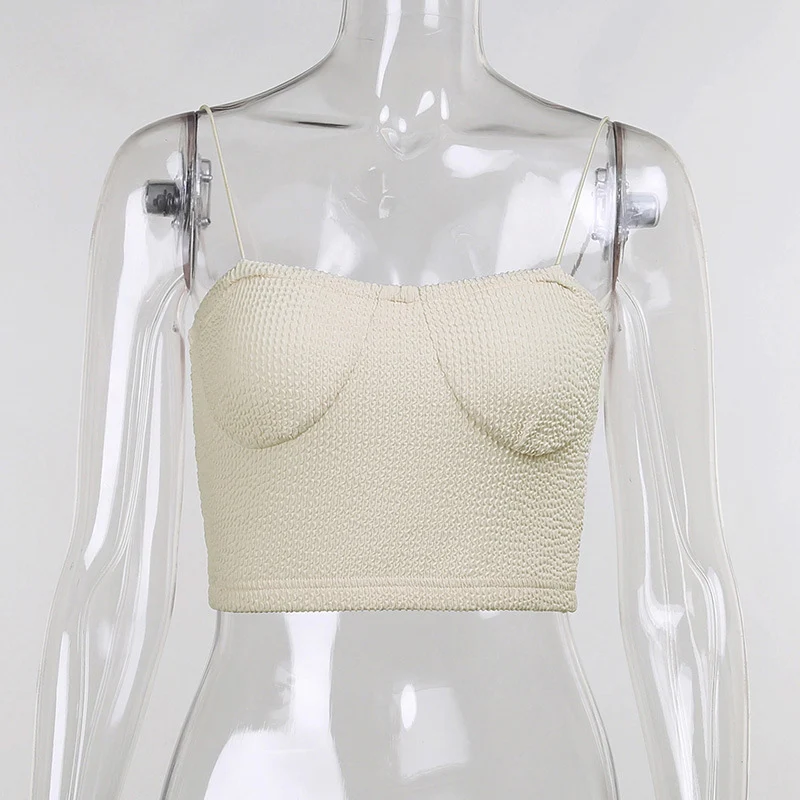 

Woman Skinny Sets Summer Fashion Slim Sexy Striped SML Crop Top 2 Color Woman Casual Short Spaghetti Strap Camis & Pencil Shorts