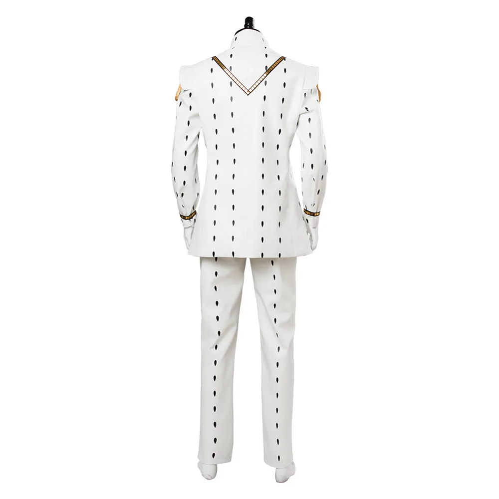 Высокое качество Cospaly JoJo Необычные Приключения Золотой ветер Бруно Buccellati косплей костюм для мужчин Bucciarati костюм на Хэллоуин