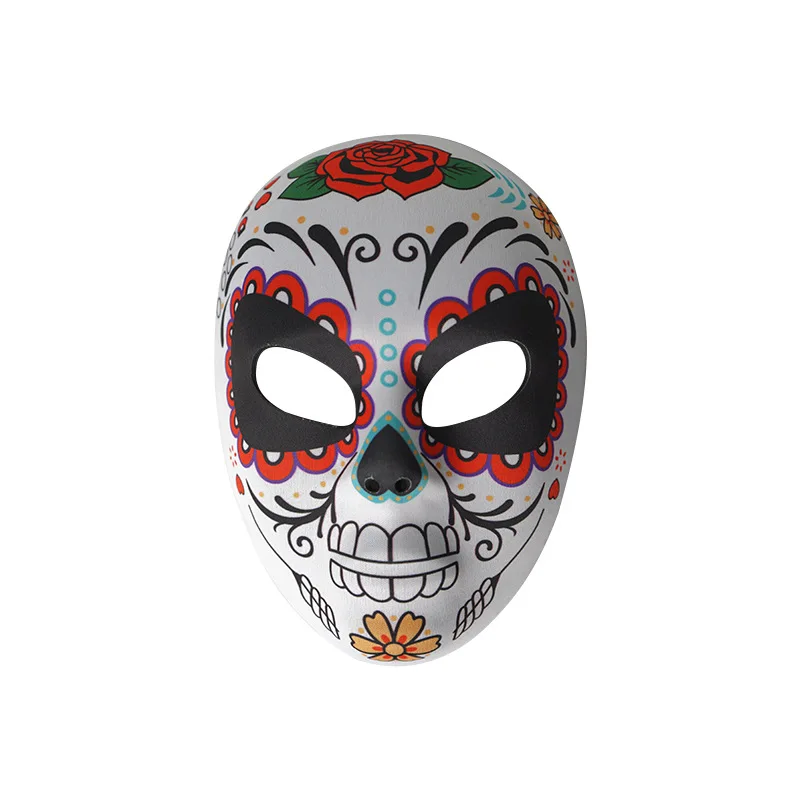 

Halloween Mexican Day of the Dead Cosplay Mask Costume Mask Party Skull Print Mask for Party Holiday Festivals Costume Prop
