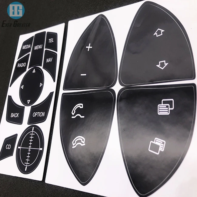 

Customized PVC PET Control Panel Graphic Overlay Sticker