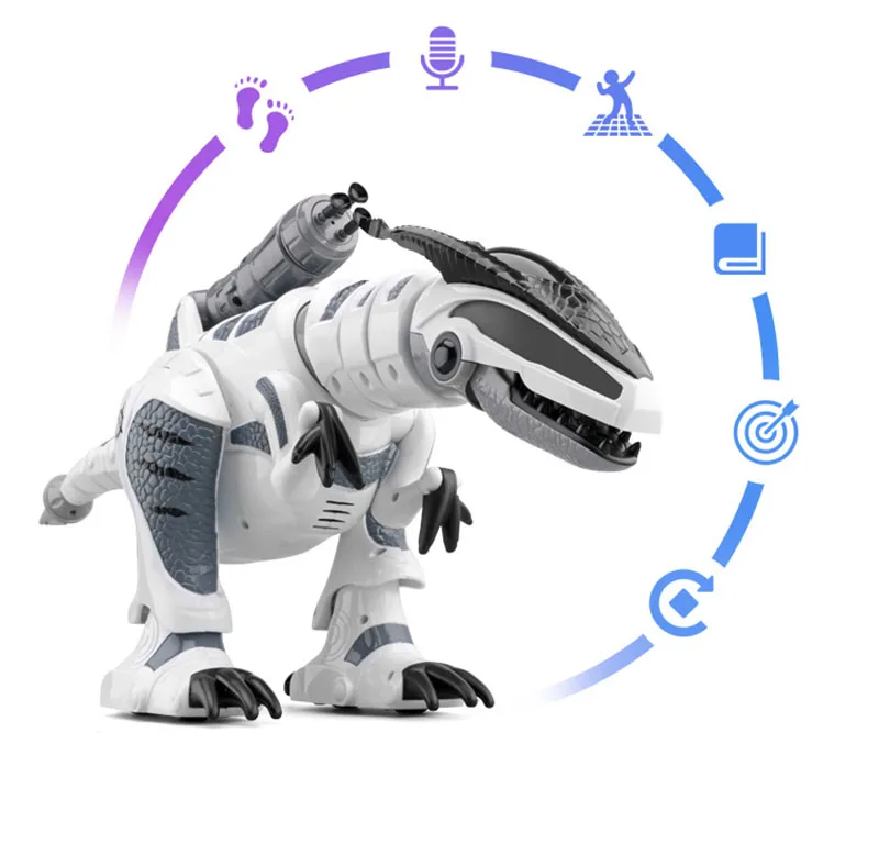 Динозавр RC тираннозавр рекс животное дистанционное управление звук Dinobot электрические ходячие Животные Игрушка музыкальный светильник-спрей детская игрушка
