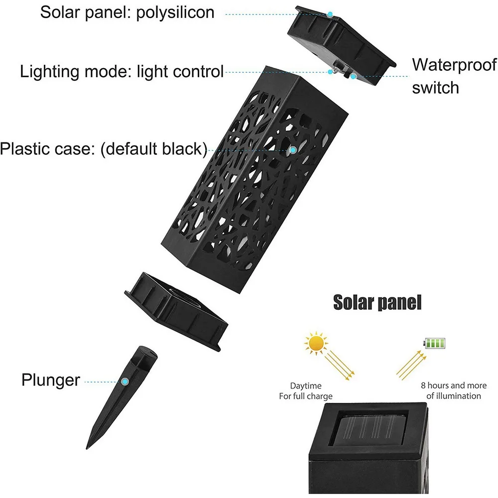 Солнечный светильник для лужайки украшение сада открытая лампа напольный Soalr Park s