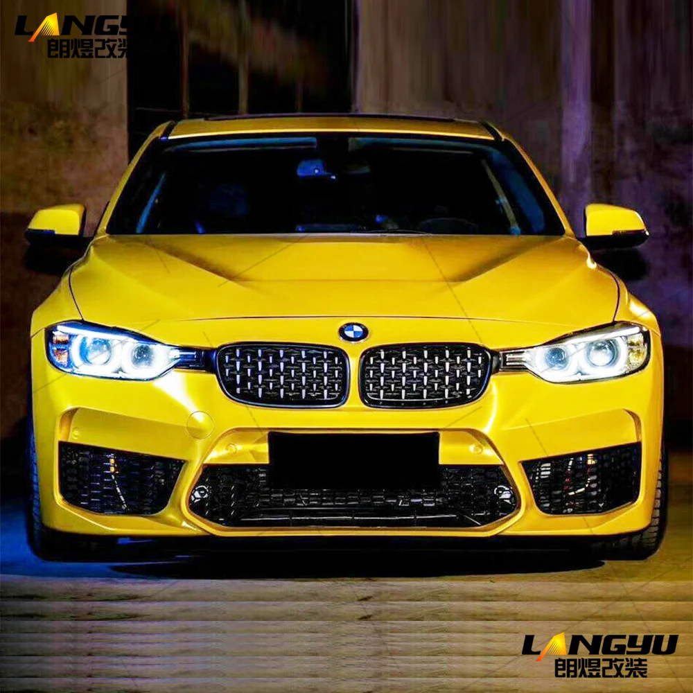 Для BMW 3 серии F30 F35 2014 2015 2016 2017 2018 2019 F90 M5 стиль Полипропилен ПП передний корпус